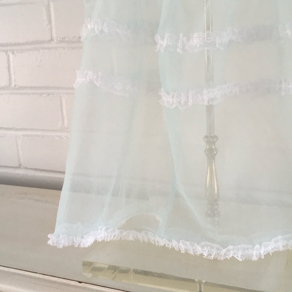 girls sheer classic vintage antique skirt slip petticoat size 4T - Picture 4 of 8